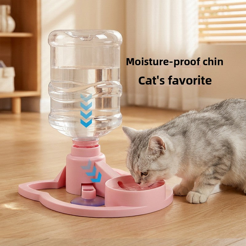 Non-Electric Portable Pet Water Fountain Dispenser