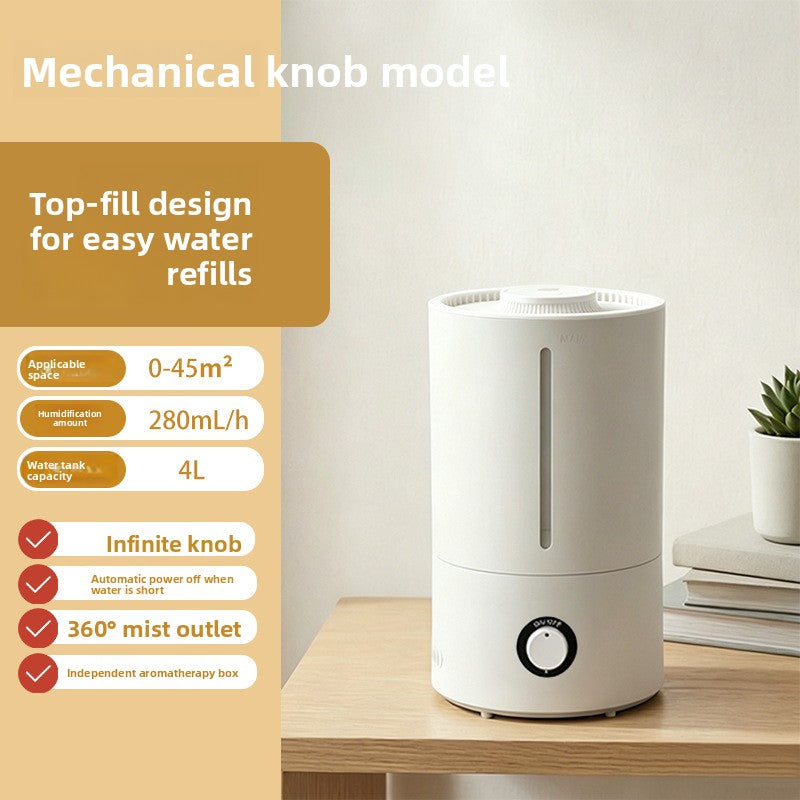 Desktop Air Humidifier with Large Water Tank