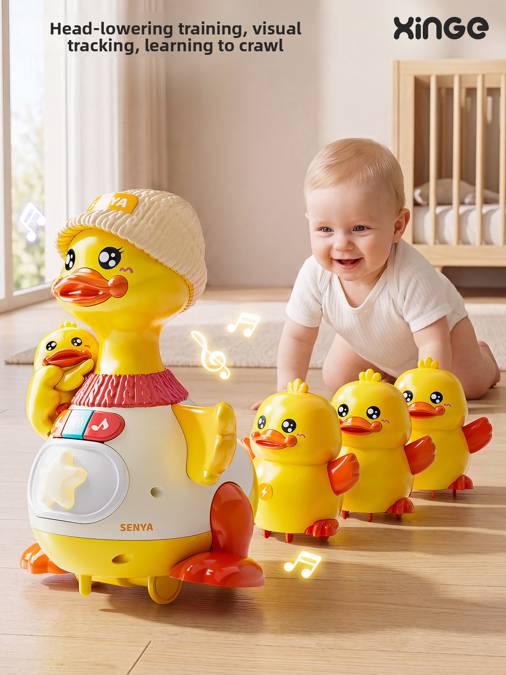 Swinging Duck Baby Developmental Toy