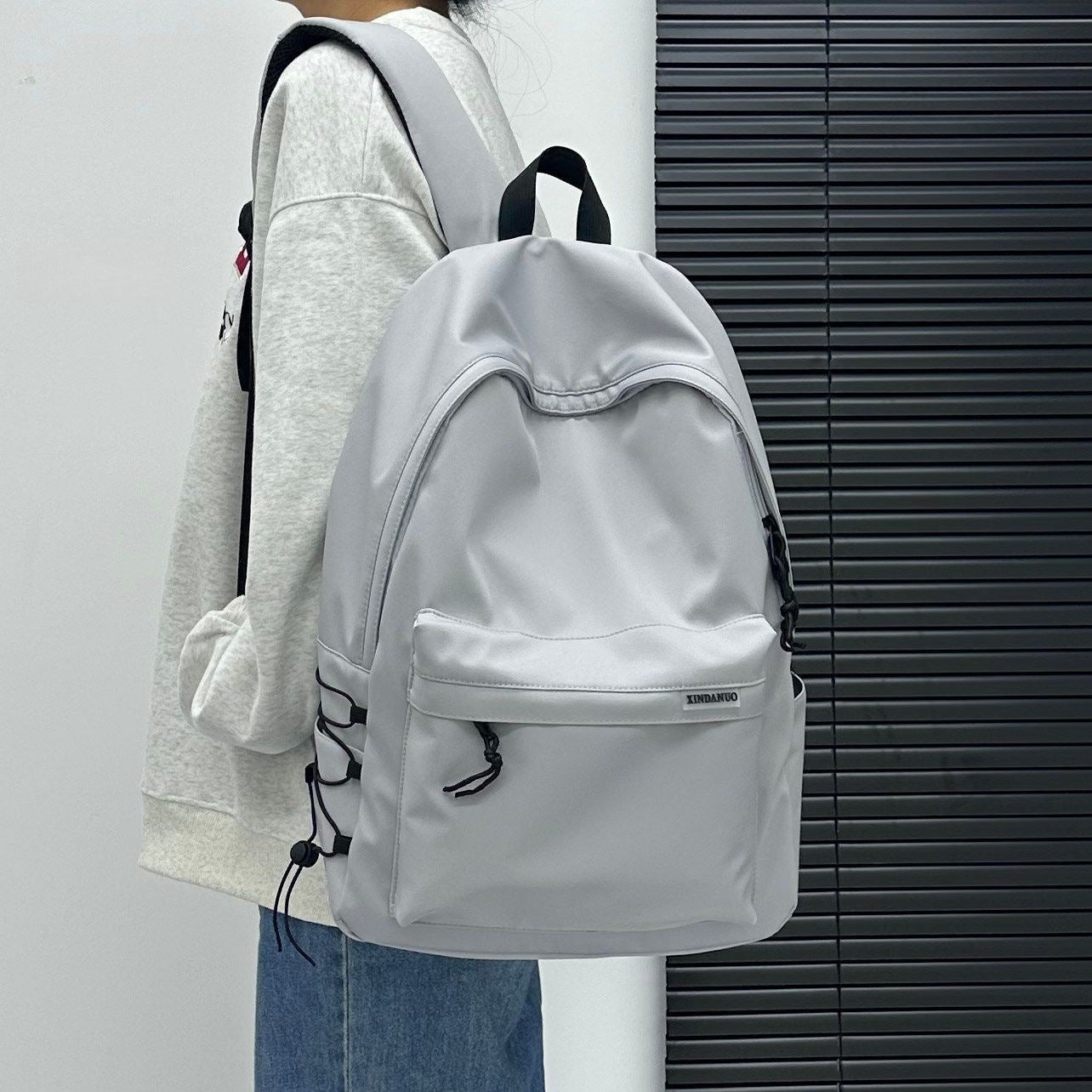 Simple Casual Nylon Backpack