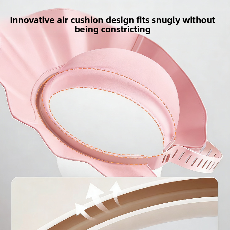 Baby Bathing  Eye and Ear Protection, Anti-Water Entry Shower Cap