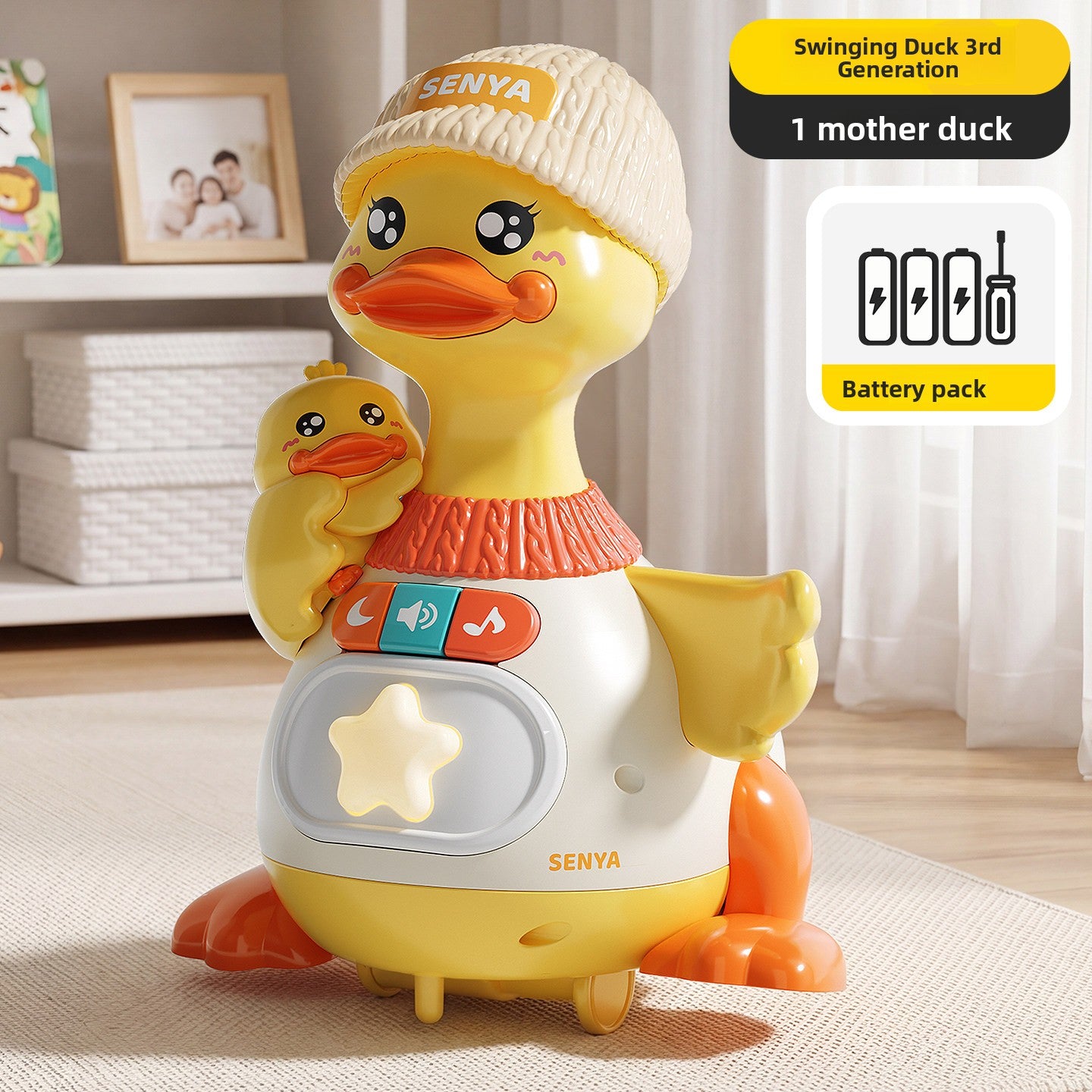 Swinging Duck Baby Developmental Toy