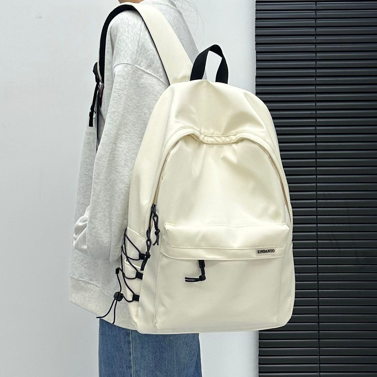 Simple Casual Nylon Backpack