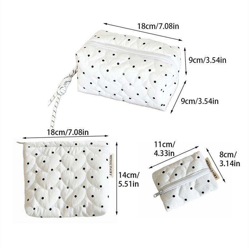 Polka Dot Foldable Handbag