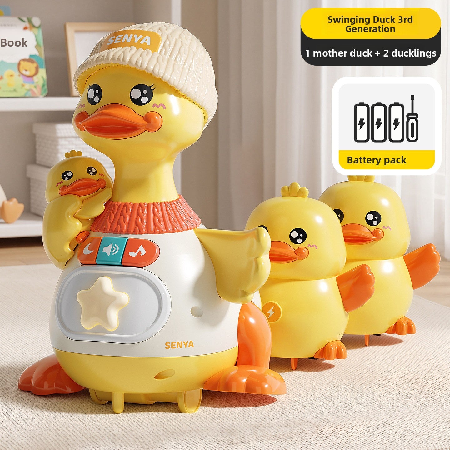 Swinging Duck Baby Developmental Toy