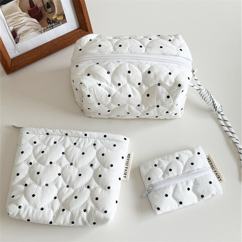 Polka Dot Foldable Handbag