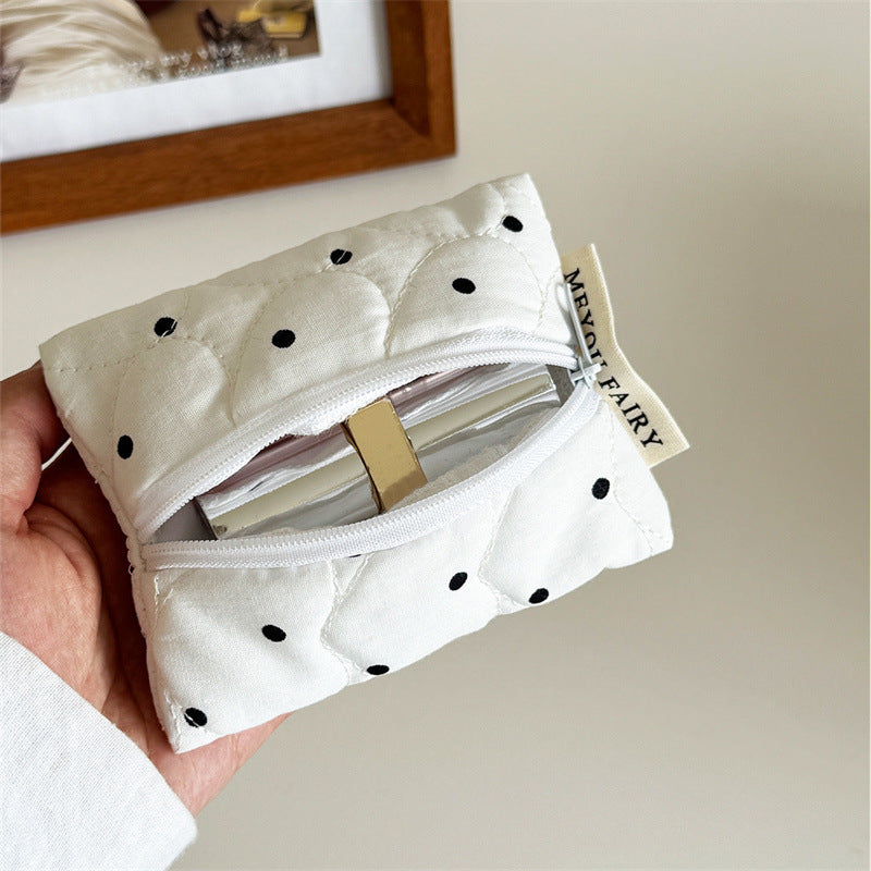 Polka Dot Foldable Handbag